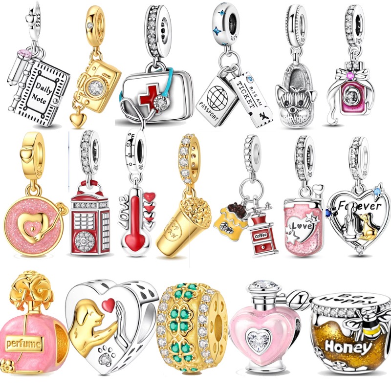 925 Sterling Silber Charm-Perl – Travel Accessories Jewelry Bewertung und Preis