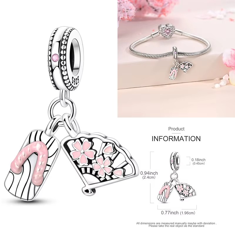 925 Sterling Silber Charm-Perl – Travel Accessories Jewelry Bewertung und Preis