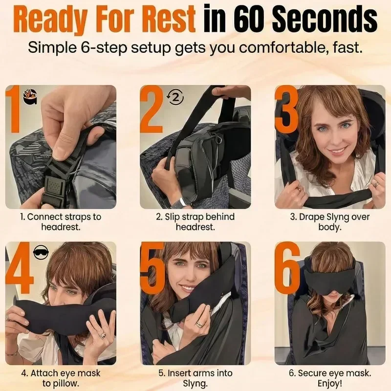 NWE 3-in-1 Flugzeug-Schlafsyst – Travel Accessories Long Flight Bewertung und Preis
