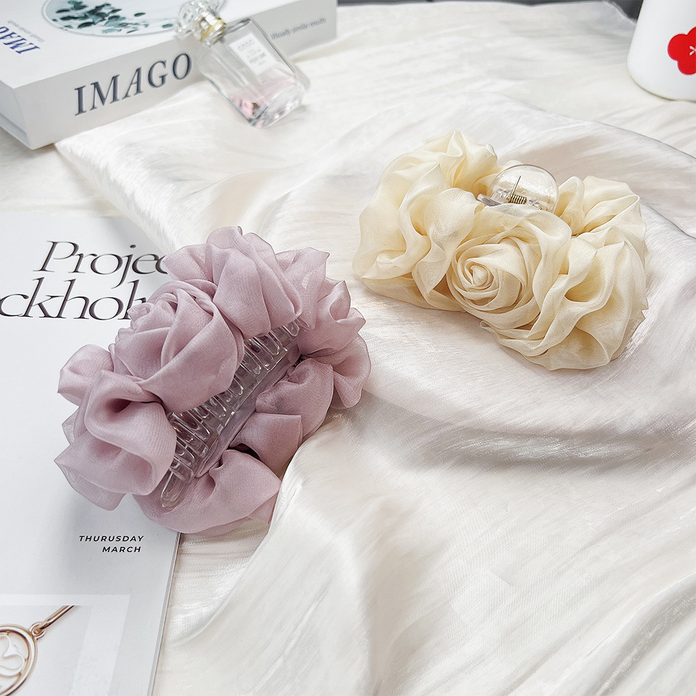 Frühlings-Chiffon-Haarklammer  – Travel Accessories Aesthetic Bewertung und Preis