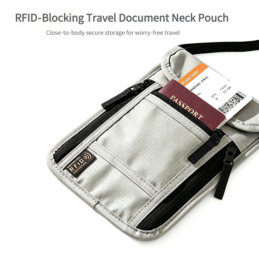 Reise-Nackenbörse, RFID-blocki – Travel Accessories Wallet Bewertung und Preis